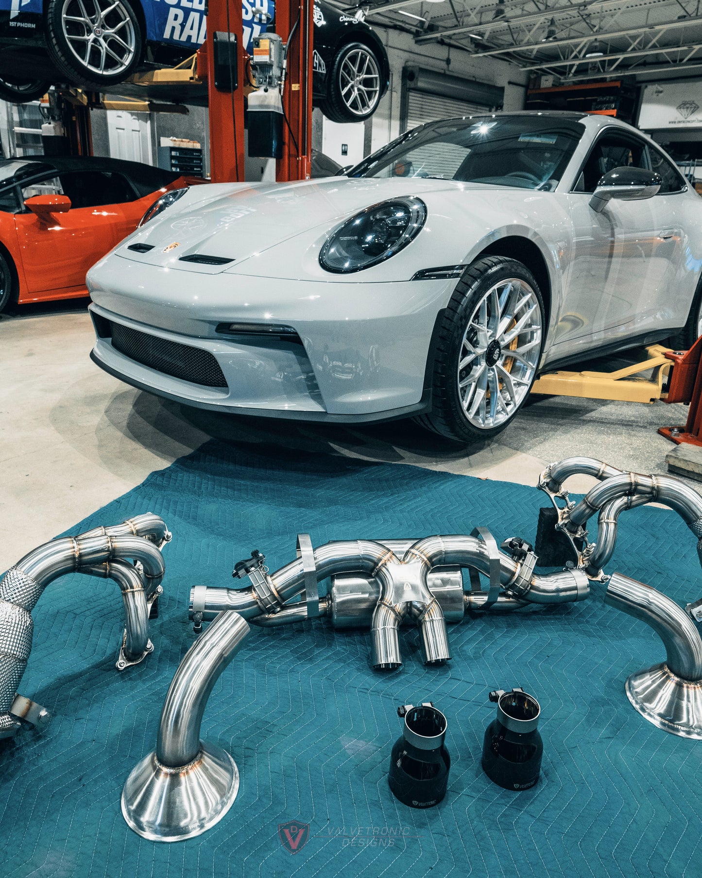 Sistema de escape deportivo valvulado Porsche 992 GT3/RS