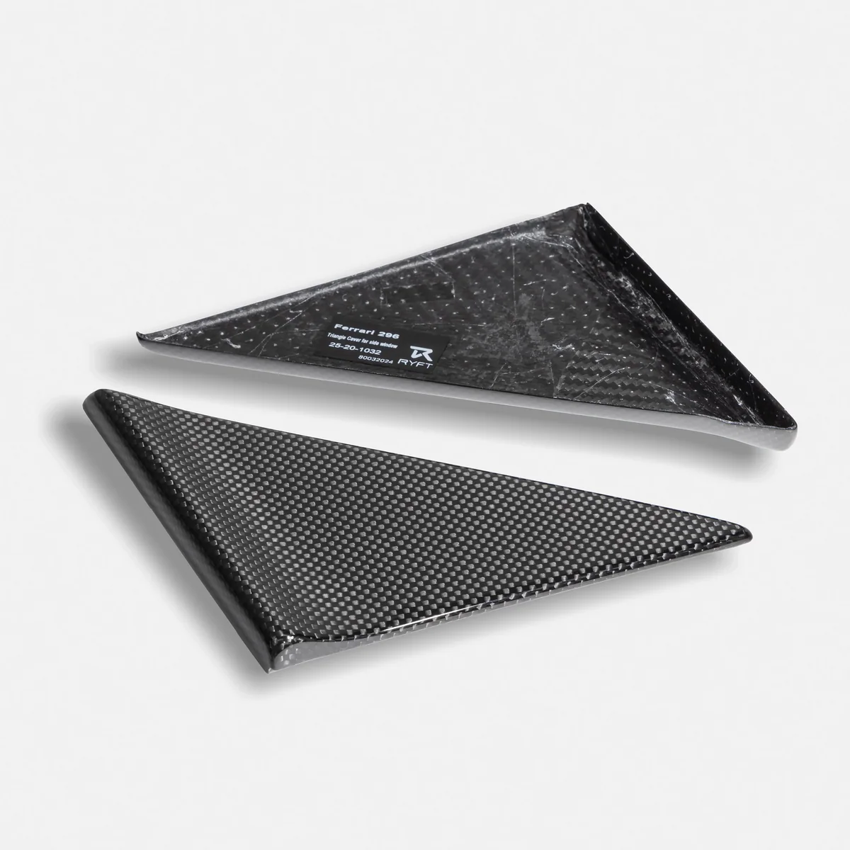 RYFT Carbon Fiber Window Diffusers For Ferrari 296 GTB