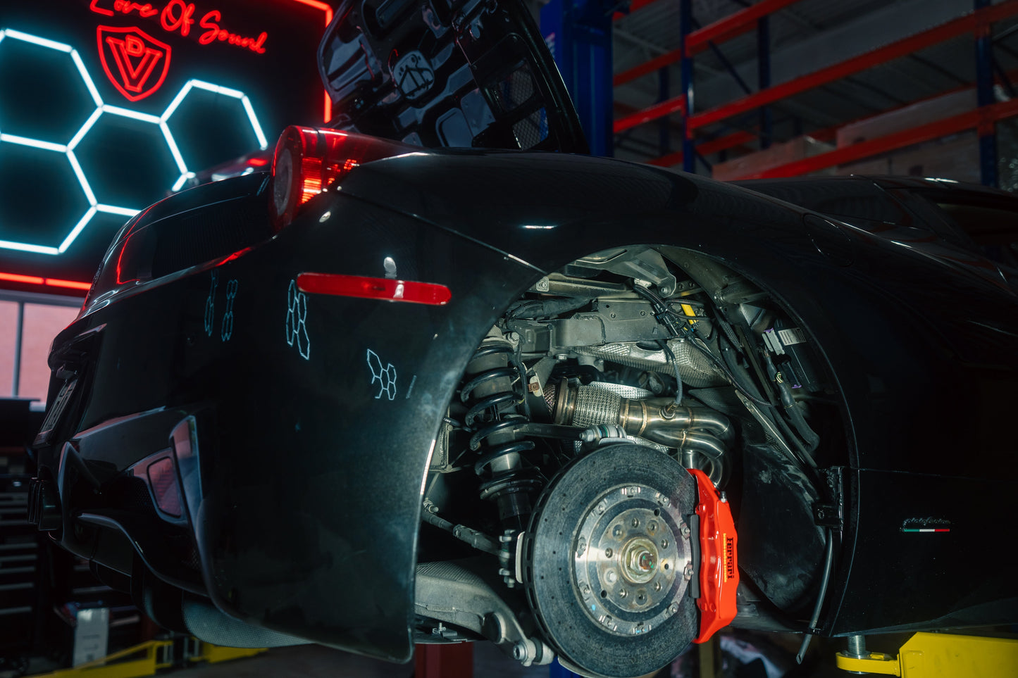 Sistema de escape deportivo valvulado Ferrari 458 Italia