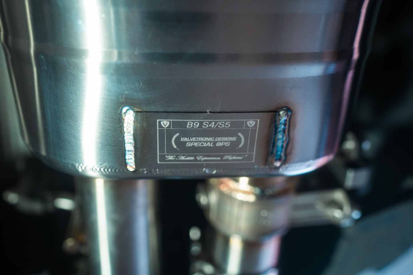 Sistema de escape deportivo con válvulas para Audi B9 S4/S5