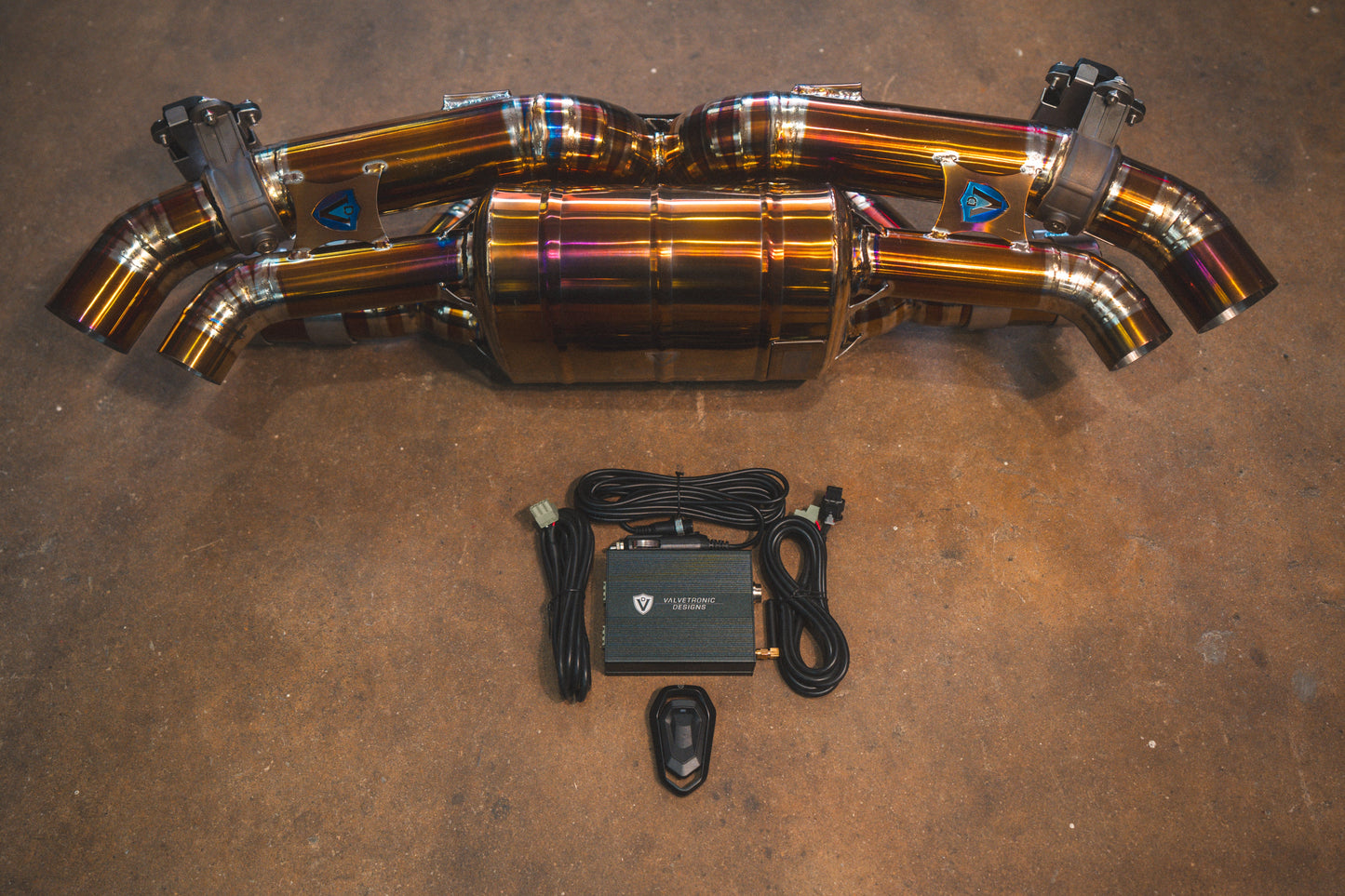 Sistema de escape deportivo con válvulas turbo para Porsche 992 Carrera