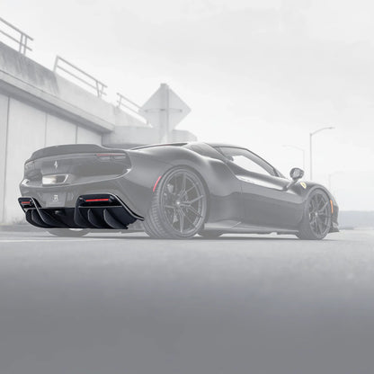 RYFT Carbon Fiber Rear Diffuser For Ferrari 296 GTB