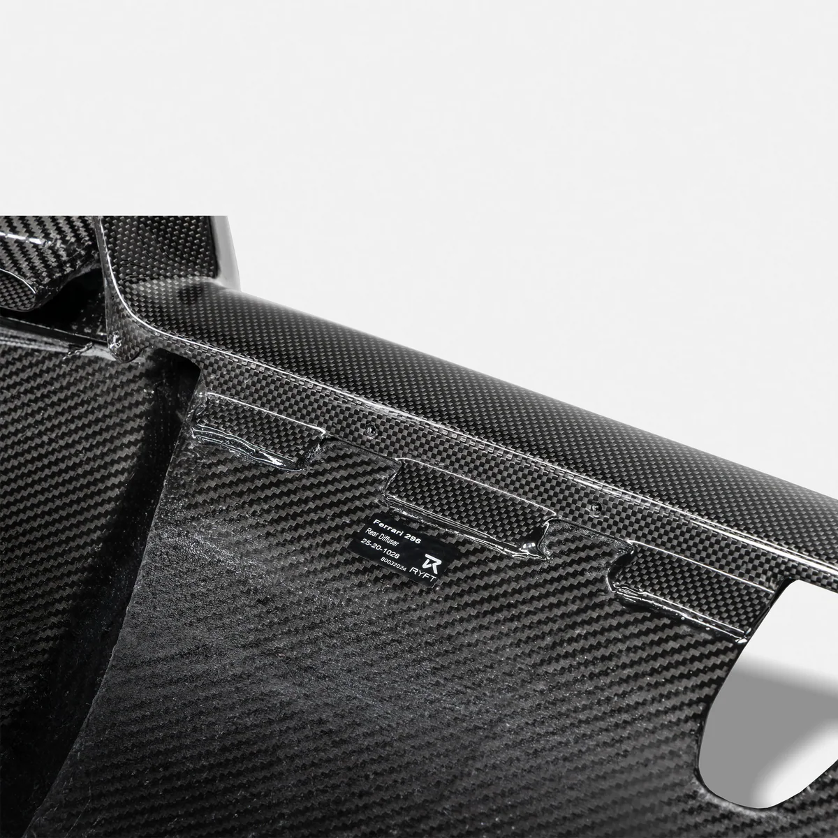 RYFT Carbon Fiber Rear Diffuser For Ferrari 296 GTB