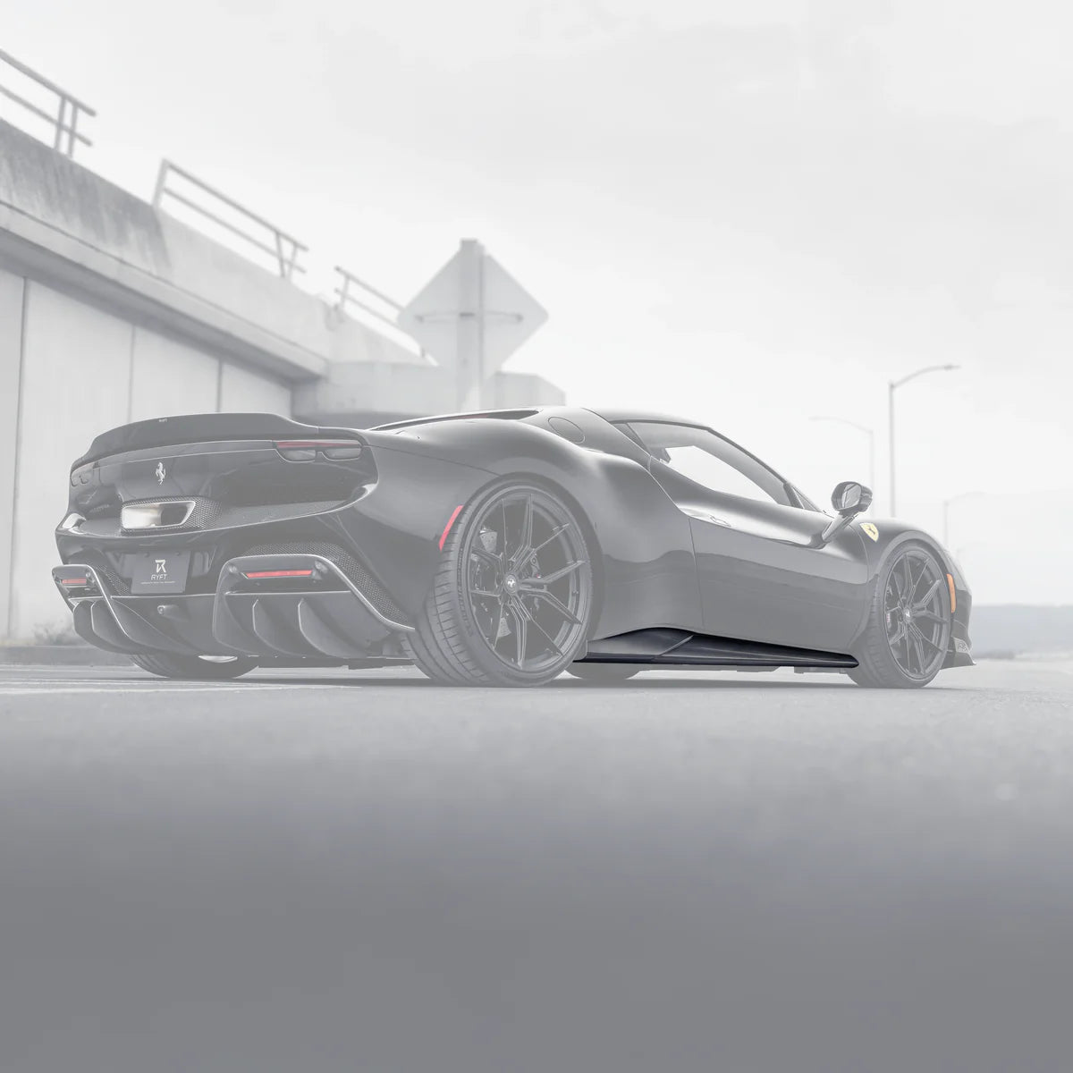 RYFT Carbon Fiber Side Skirts For Ferrari 296 GTB