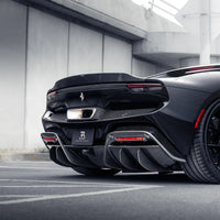 RYFT Carbon Fiber Ducktail Integrated Spoiler For Ferrari 296 GTB