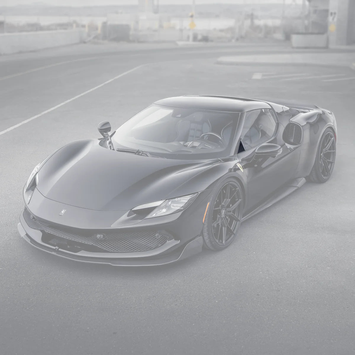 RYFT Carbon Fiber Window Diffusers For Ferrari 296 GTB