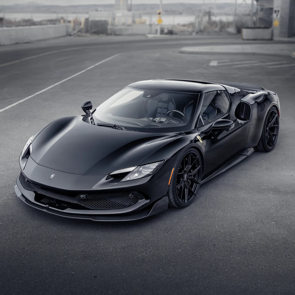 RYFT Carbon Fiber Window Diffusers For Ferrari 296 GTB