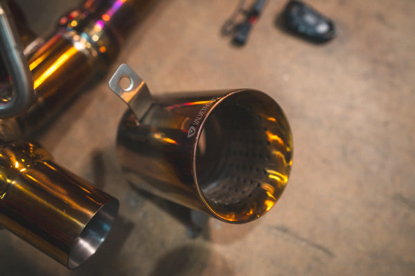 Ferrari 458 Titanium Bumper Exhaust Tip