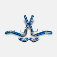 RYFT Titanium Race Exhaust w/ Blue Tips For McLaren 570S