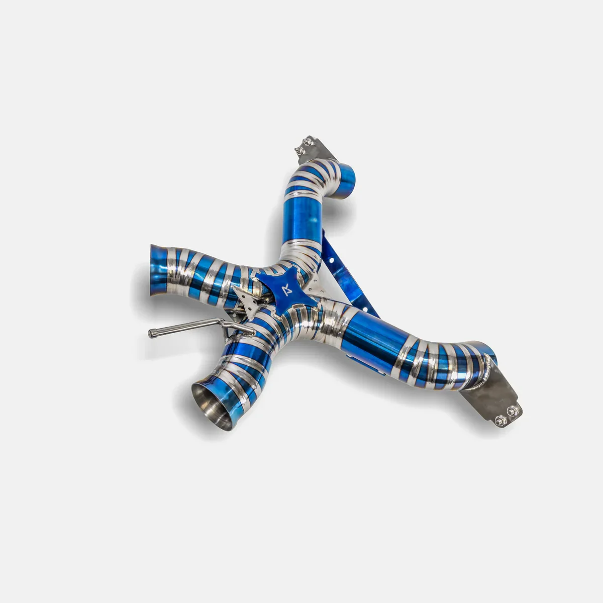 RYFT Titanium Race Exhaust w/ Blue Titanium Tips For McLaren 650S