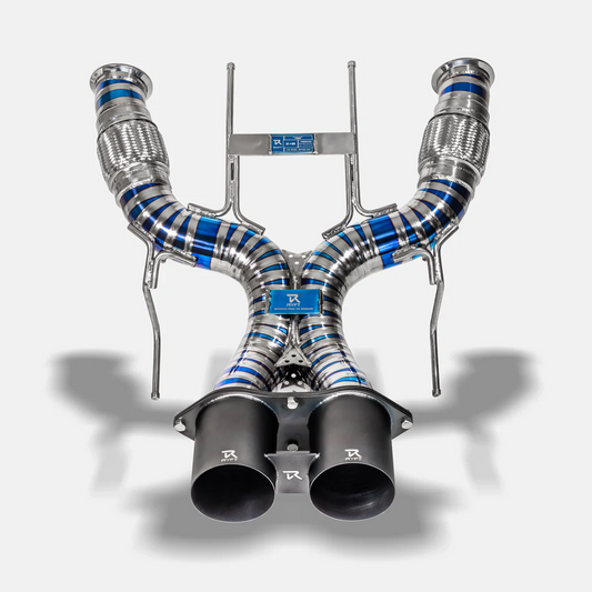 RYFT Race Titanium Exhaust w/ Satin Black Tips For McLaren 750S