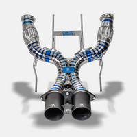 RYFT Race Titanium Exhaust w/ Satin Black Tips For McLaren 750S