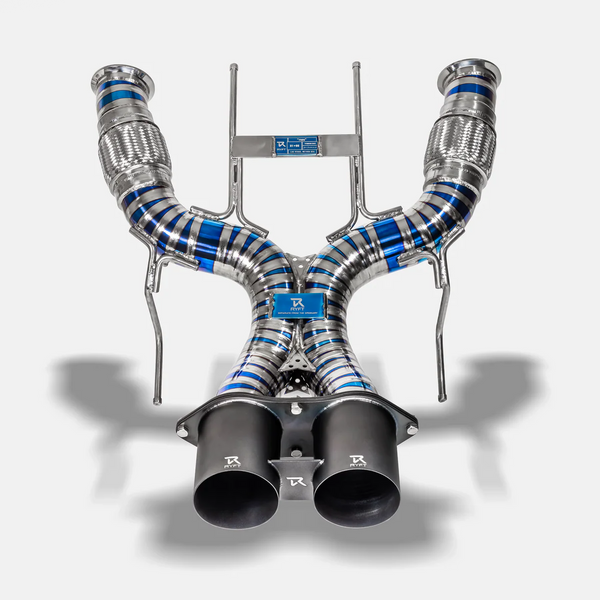 RYFT Race Titanium Exhaust w/ Satin Black Tips For McLaren 750S