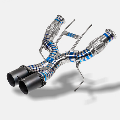 RYFT Race Titanium Exhaust w/ Satin Black Tips For McLaren 750S