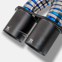 RYFT Race Titanium Exhaust w/ Satin Black Tips For McLaren 750S