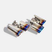 RYFT Performance Titanium Exhaust w/ Blue Titanium Tips For Porsche (991) 911 Turbo
