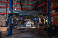 Sistema de escape deportivo con válvulas para Audi R8 