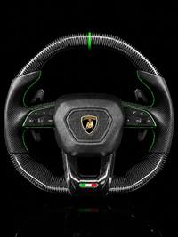 Carismo Steering Wheel For Lamborghini Urus - Signature - Gloss Carbon - Perforated Leather