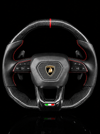 Carismo Steering Wheel For Lamborghini Urus - Signature - Gloss Carbon - Perforated Leather