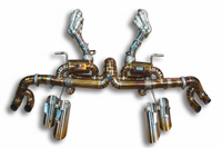 Sistema de escape deportivo con válvulas para Lamborghini Huracan