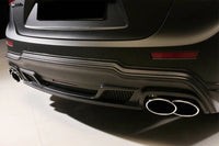 FRP W Style Rear Lip Diffuser with Exhaust Tips for Maserati Ghibli SQ4 M157