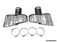 FRP W Style Rear Lip Diffuser with Exhaust Tips for Maserati Ghibli SQ4 M157