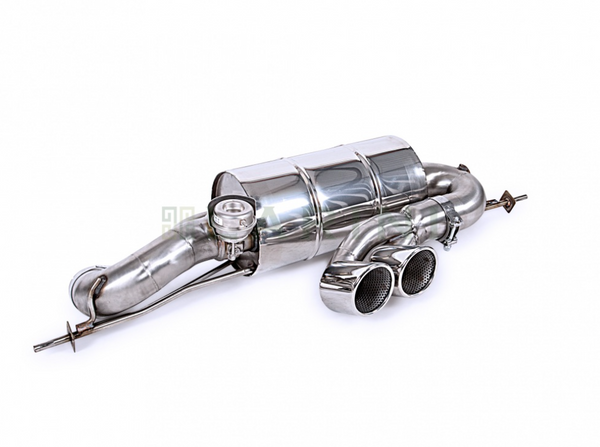 Larini Club Sport Exhaust Sytem w/Valve Control For Lotus Exige (Slash Cut Tips)