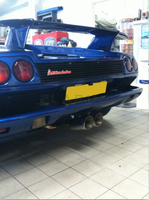 Larini Slash Cut Center Exit Tail Pipes For Lamborghini Diablo