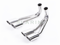 Larini Oval Tail Pipes For Lamborghini Diablo
