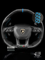 Carismo Steering Wheel For Lamborghini Urus - Signature - Gloss Carbon - Perforated Leather