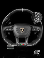 Carismo Steering Wheel For Lamborghini Urus - Signature - Gloss Carbon - Perforated Leather