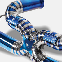 RYFT Titanium Race Exhaust w/ Burnt Titanium Tips For McLaren GT