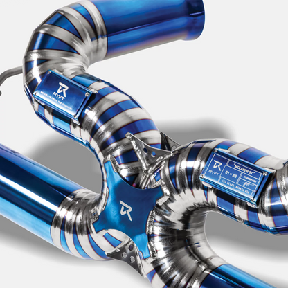 RYFT Titanium Race Exhaust w/ Burnt Titanium Tips For McLaren GT