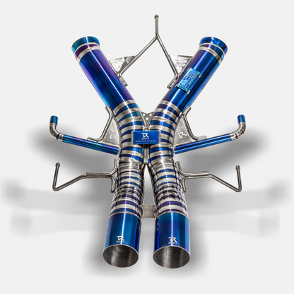 RYFT HYPR Titanium Exhaust System w/ Burnt Tips For Mclaren P1