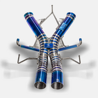 RYFT HYPR Titanium Exhaust System w/ Burnt Tips For Mclaren P1