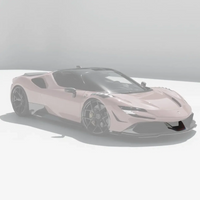 RYFT Carbon Fiber Front Center Duct For Ferrari SF90